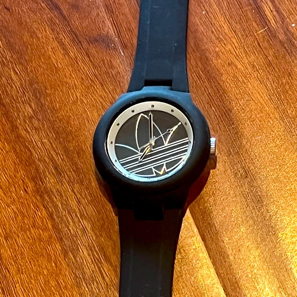 Men’s Black Adidas Sport Watch